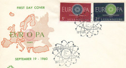 Luxembourg  Europa 1957 - FDC