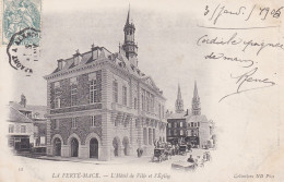 61 - La FERTE-MACE - L'Hôtel De Ville Et L'Eglise - La Ferte Mace