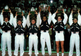 CPM - TENNIS - Finale COUPE DAVIS 1991 LYON - France Bat États-Unis 3/1 - Edition FFT - Tenis