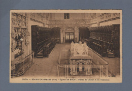 CPA - 01 - Bourg-en-Bresse - Eglise De Brou - Stalles Du Choeur Et Les Tombeaux - Non Circulée - Brou - Kerk