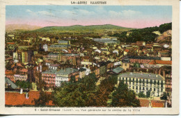 CPSM - SAINT-ETIENNE - VUE GENERALE SUR LA CENTRE DE LA VILLE - Saint Etienne