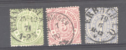 Allemagne Du Nord  :  Mi  19-22  (o)    Sauf 20 - Used