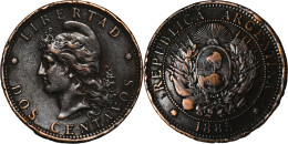 ARGENTINE - 1885 - DOS CENTAVOS - 19-175 - Argentina