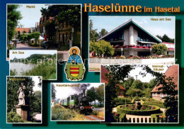 73671533 Haseluenne Marktplatz Partie Am See Denkmal Nepomuk Hasetalexpress Damp - Haselünne