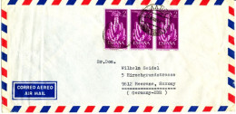 Spanish Sahara 1962, Airmail Letter From El Ayun To GDR (seldom Destination) Edif. 206 Triple, Rare Letter!!! - Spanische Sahara