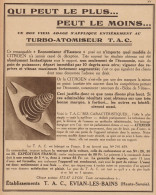 Turbo-Atomiseur T.A.C. - Pubblicità D'epoca - 1933 Old Advertising - Publicidad