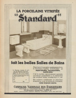 STANDARD - Les Belles Salles De Bains - Pubblicità D'epoca - 1937 Old Ad - Publicidad