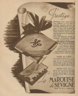 La Marquise De Sévigné - Prestige... - Pubblicità D'epoca - 1937 Old Ad - Publicidad