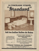 STANDARD - Les Belles Salles De Bains - Pubblicità D'epoca - 1937 Old Ad - Publicidad