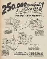 Surfreinage - Pubblicità D'epoca - 1937 Old Advertising - Publicidad