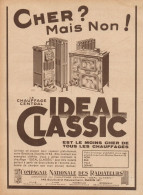 Ideal Classic - Cher? Mais Non! - Pubblicità D'epoca - 1932 Old Advert - Publicidad