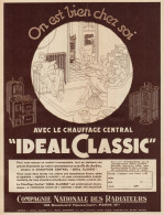 Ideal Classic - Illustrazione - Pubblicità D'epoca - 1935 Old Advertising - Pubblicitari