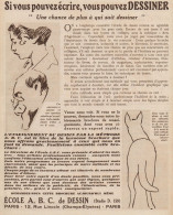 Scuola Di Disegno A.B.C. - Parigi - Pubblicità D'epoca - 1931 Old Advert - Werbung