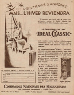 IDEAL CLASSIC - Pubblicità D'epoca - 1931 Old Advertising - Publicités