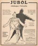 JUBOL Rééduque L'Intestin - Pubblicità - 1921 Old Advertising - Publicités