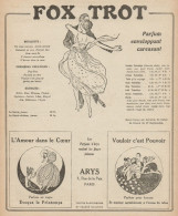 Parfums ARYS - Fox Trot - Pubblicità D'epoca - 1921 Old Advertising - Publicités