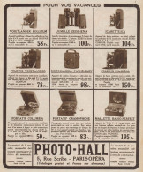 PHOTO-HALL - Apparecchi Fotografici - Pubblicità D'epoca - 1930 Old Advert - Publicités