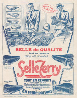 Selle Pour Moto TERRY - Pubblicità D'epoca - 1929 Old Advertising - Publicités