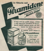 Compresse IL PIRAMIDONE - Pubblicità D'epoca - 1927 Old Advertising - Werbung