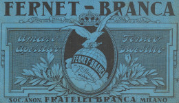 FERNET-BRANCA - Illustrazione - Pubblicità D'epoca - 1924 Old Advertising - Werbung