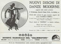 La Voce Del Padrone - Nuovi Dischi Di Danze Moderne - Pubblicità - 1924 Ad - Publicités