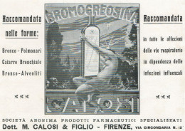 Bromogreosina CALOSI - Pubblicità D'epoca - 1924 Old Advertising - Werbung