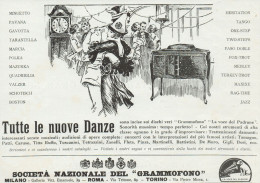 La Voce Del Padrone - Tutte Le Nuove Danze - Pubblicità D'epoca - 1924 Ad - Pubblicitari