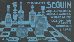 Acqua Di Colonia SEGUIN - Pubblicità D'epoca - 1924 Old Advertising - Publicités