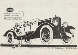 Automobili ITALA - Illustrazione - Pubblicità D'epoca - 1924 Old Advert - Publicidad