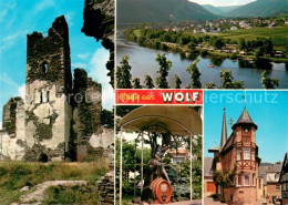 73671501 Wolf Mosel Klosterruine Moselschleife Wolfbrunnen Wolf Mosel - Traben-Trarbach