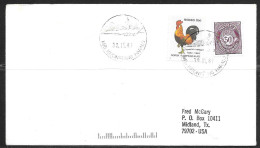 1987 Ship Cancel, M/S Kronpring Harald (30.11.87) - Covers & Documents