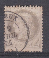 France Type Cérès IIIeme République N°52  4 C Gris - 1871-1875 Cérès