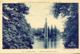 CPA - PARIS - EXPO INTle 1931 - LE GRAND SIGNAL - FONTAINE LUMINEUSE DE 80m - Mostre