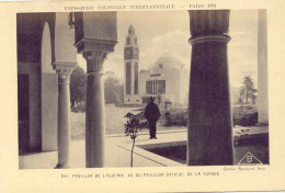 CPA - PARIS - EXPO INTle 1931 - PAVILLON DE L'ALGERIE, VUE DU PAV. OFF. DE LA TUNISUE - Ausstellungen