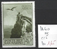 SAINT-MARIN PA 40 ** Côte 5 € - Airmail