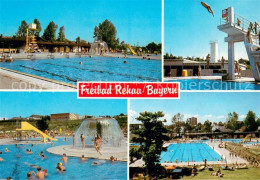 73671396 Rehau Oberfranken Freibad Sprungturm Rehau Oberfranken - Rehau