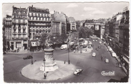 75 PARIS 17e - Place Clichy - Circulée 1953 - Arrondissement: 17