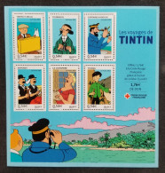 France Tintin The Adventures 2007 Comic Cartoon Animation (ms) MNH - 2004-2008 Marianne (Lamouche)