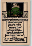 39740606 - Sign. Feesche, Heinrich 127 Baeuerliche Landschaft Zwischen Tannen Und Christliches Gedicht - Other & Unclassified