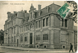 CPA  - LANGRES - ECOLE COMMUNALE DE FILLES (1910) - Langres