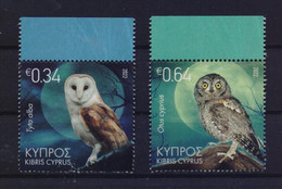 CYPRUS 2022 OWLS ISSUE COMPLETE SET MNH STAMPS - Unused Stamps