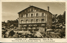 CPA  -  MARVEJOLS "HOTEL RESTAURANT ALTITUDE 1110" - Marvejols