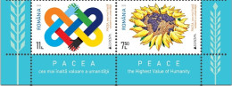 ROMANIA  2023  EUROPA CEPT- PEACE Set Of 2 Stamps  MNH** - 2023