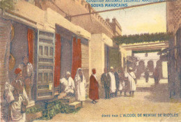 CPA -MARSEILLE - EXPO COLONIALE 1922 - SOUKS MAROCAINS (PUB RICKLES) - Kolonialausstellungen 1906 - 1922