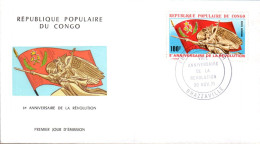 CONGO FDC 1971 8 ANS REVOLUTION - FDC