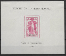 Soudan Fr. Y&T Bloc 1 *, Côte 9.5 EUR (SN 2883) - Unused Stamps