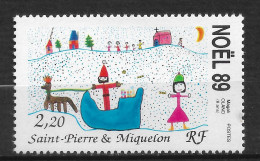SAINT PIERRE ET MIQUELON N°   512 "  NOËL " - Unused Stamps
