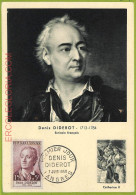 Ad3340 - FRANCE - Postal History - MAXIMUM CARD - 1958 - Dens Diderot - Autres & Non Classés