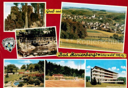 73671221 Bad Marienberg Felsen Bruecke Panorama Park Sportplatz Kneipp Kurhotel  - Bad Marienberg