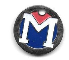 Jeton De Caddie  Ville  " M "  Verso  Mobiclub  Meubles, Recto  Verso - Trolley Token/Shopping Trolley Chip